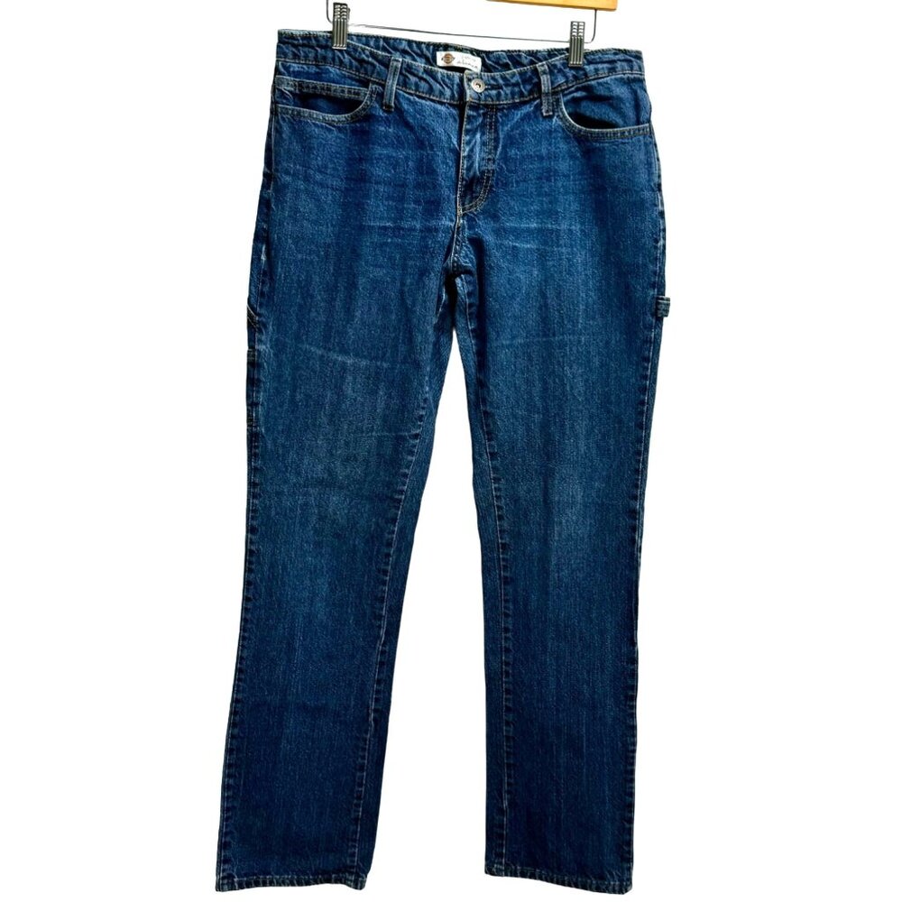 Dickies Women's Carpenter Jeans Size 34 Crafted For Women 100% Cotton Tall